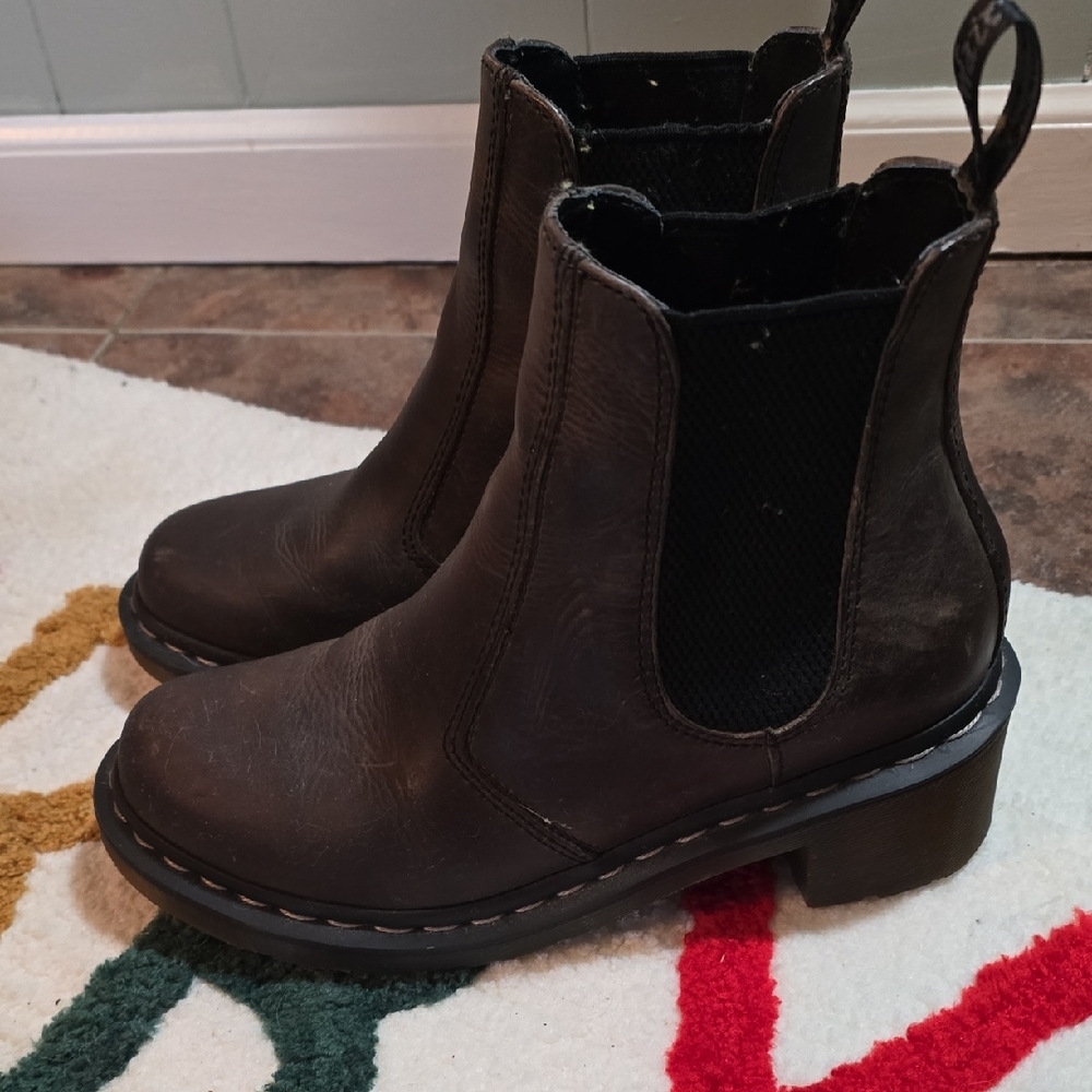 Dr. Martens Black Leather Boots - Picture 4 of 4